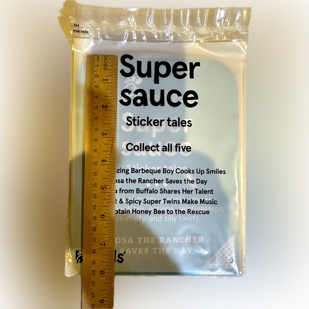 CHICK FIL A KIDS MEAL SUPER SAUCE STICKER TALES ROSA THE RANGER SAVES THE DAY 8” - Picture 3 of 9